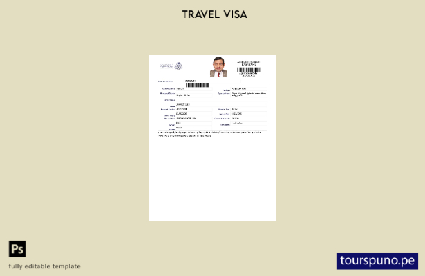 lista para imprimir la plantilla de visa electrónica de Arabia Saudita en form 4
